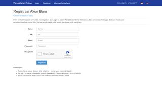 
                            2. Registrasi - Pendaftaran Online Mahasiswa Baru Universitas Airlangga