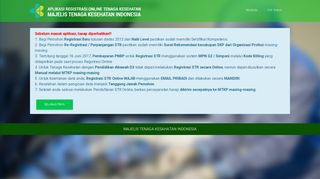 
                            11. Registrasi STR Online - MTKI