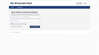 
                            3. Registrate en : Mi Entrenador Virtual