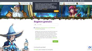 
                            7. Regístrate gratis - Fiesta Online - 3D Anime MMORPG - gamigo