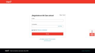 
                            5. Registrate - Mi Claro Argentina | Autogestión Online de tu cuenta y ...