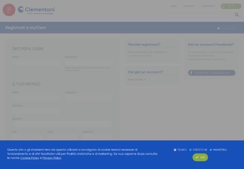 
                            5. Registrati a myClem - Clementoni