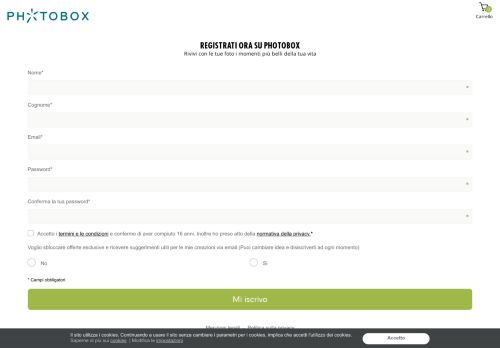 
                            6. Registrati ora su PhotoBox - * Stampa foto digitali online - Sviluppo ...