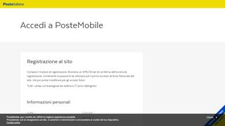 
                            4. Registrati - PosteMobile