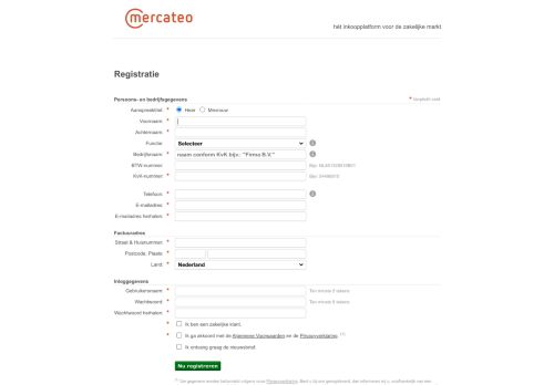 
                            4. registratiepagina - Mercateo