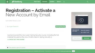 
                            3. Registration - Activate a New Account by Email | Baeldung