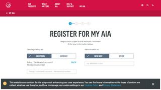 
                            7. Registration - AIA Malaysia