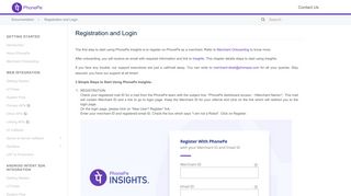 
                            3. Registration and Login - PhonePe