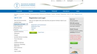 
                            6. Registration and Login | TU Bergakademie Freiberg