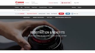 
                            6. Registration & Benefits - [Canon Hongkong Company Limited]