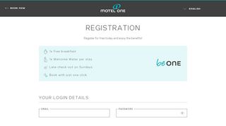 
                            11. Registration / beOne / Motel One