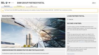 
                            8. Registration - BMW Group Partner Portal - bmw.com