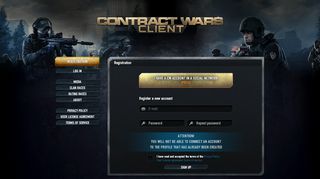 
                            3. Registration - Contract Wars - F2P First Person Shooter