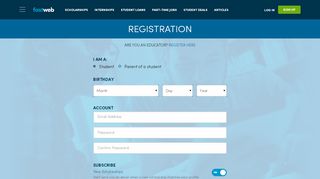 
                            1. Registration | Fastweb