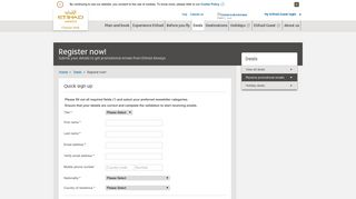 
                            4. Registration form - Etihad Airways