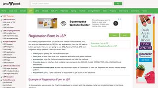 
                            11. Registration Form in JSP - javatpoint