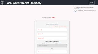 
                            9. Registration Form - LGD - Local Government Directory, Government of ...
