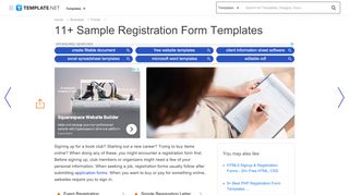 
                            3. Registration Form Template - 9+ Free PDF, Word Documents ...