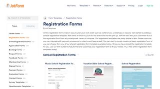 
                            6. Registration Forms - Form Templates | JotForm