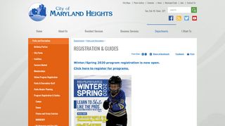 
                            6. Registration & Guides | Maryland Heights, MO