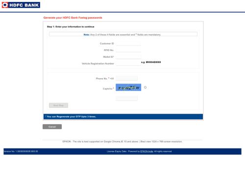 
                            5. Registration - HDFC Bank