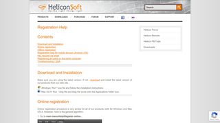 
                            3. Registration Help - Helicon Soft