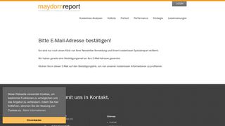 
                            4. Registration-Info - Zum maydornreport