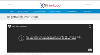 
                            7. Registration Instruction | ePinoyload.com