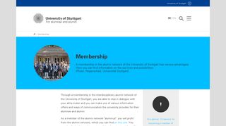 
                            9. Registration & Login | Alumni-Portal | University of Stuttgart