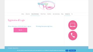 
                            6. Registration & Login – Shape Up Mums