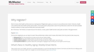 
                            7. Registration | McMaster Optimal Aging Portal