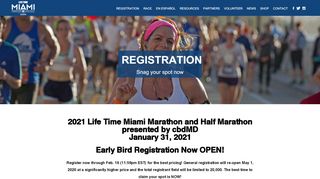 
                            4. Registration - Miami Marathon