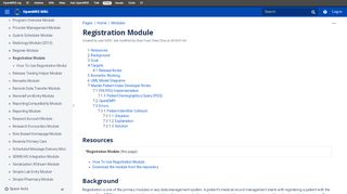 
                            13. Registration Module - Documentation - OpenMRS Wiki