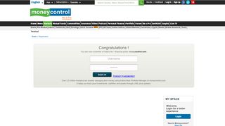 
                            2. Registration | Moneycontrol.com India