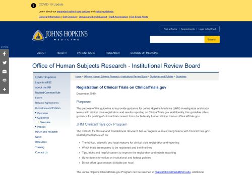 
                            12. Registration of Clinical Trials on ClinicalTrials.gov