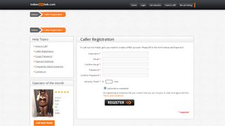 
                            7. Registration on Indian Sex Talk