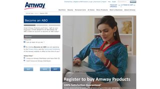 
                            2. Registration Page | Amway India