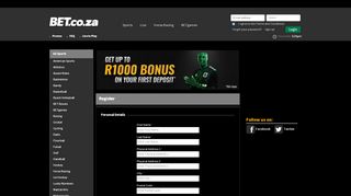 
                            6. Registration - Place Your Bet and Get Great Odds - Fast Payouts - Bet ...