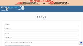 
                            9. Registration - Priceline Coupons, Hotwire Hotels, Hotel Lists, Bidding ...