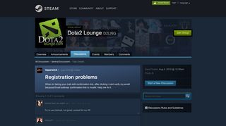 
                            4. Registration problems :: Dota2 Lounge - Steam Community