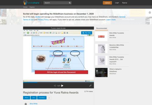 
                            7. Registration process for Yuva Ratna Awards - SlideShare