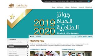 
                            8. Registration | Qatar University