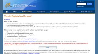 
                            9. Registration Renewal - DMV - CA.gov