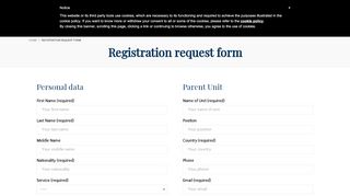 
                            12. Registration request form – EPRC