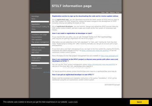 
                            4. Registration - STILT information page