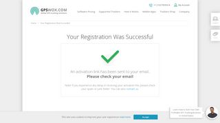 
                            4. Registration successful | GPSWOX