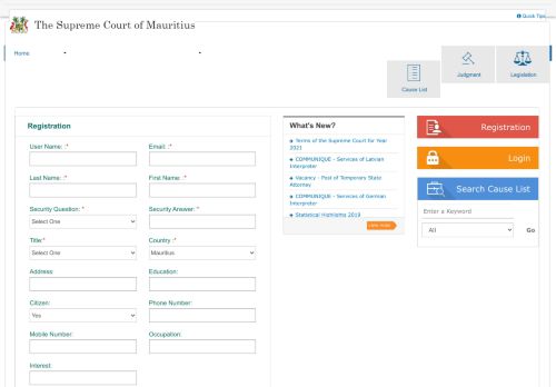 
                            3. Registration - Supreme Court of Mauritius - Govmu.org