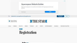 
                            4. Registration | The Star - Toronto Star