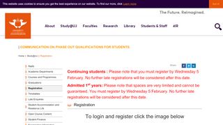 
                            1. Registration - The Uj