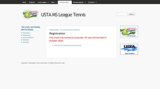 
                            11. Registration | USTA MS League Tennis